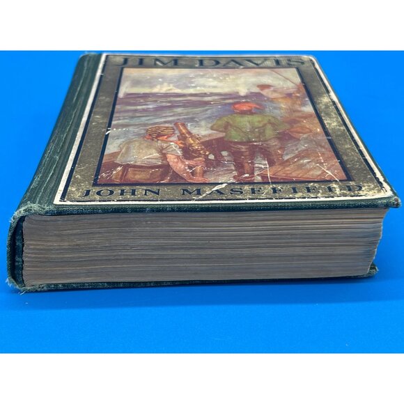 Vintage Jim Davis Book By John Masefield Antique Hardcover Literary Classic - Picture 5 of 14
